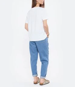 DEAR JULIETTE Tee-shirt Yesterday Coton Biologique Blanc -ANINE BING Boutique dearj look20220316 63