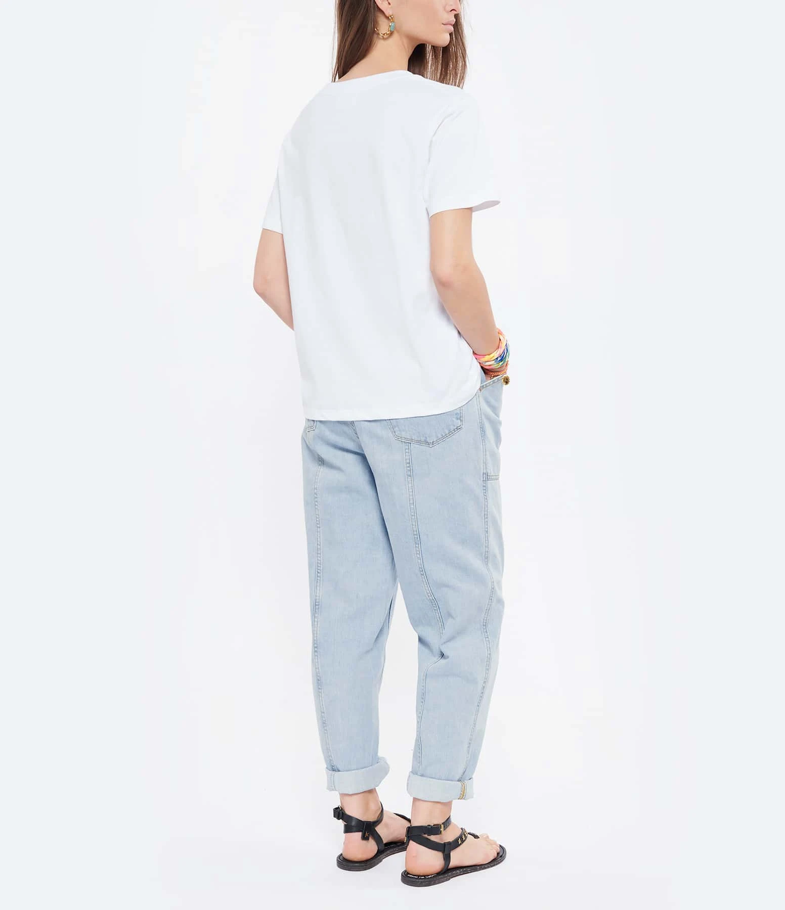 DEAR JULIETTE Tee-shirt Wishlist Coton Biologique Blanc 7 DEAR JULIETTE Tee-shirt Wishlist Coton Biologique Blanc – Image 5