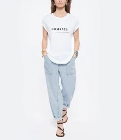 DEAR JULIETTE Tee-shirt Romance Coton Biologique Blanc -ANINE BING Boutique dearj look20220316 94