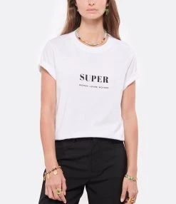 DEAR JULIETTE Tee-shirt Super Coton Biologique Blanc -ANINE BING Boutique dearj look20220419 291