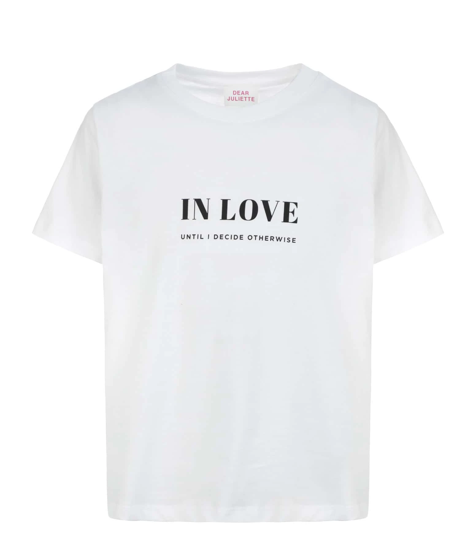 DEAR JULIETTE Tee-shirt In Love Coton Biologique Blanc 3 DEAR JULIETTE Tee-shirt In Love Coton Biologique Blanc