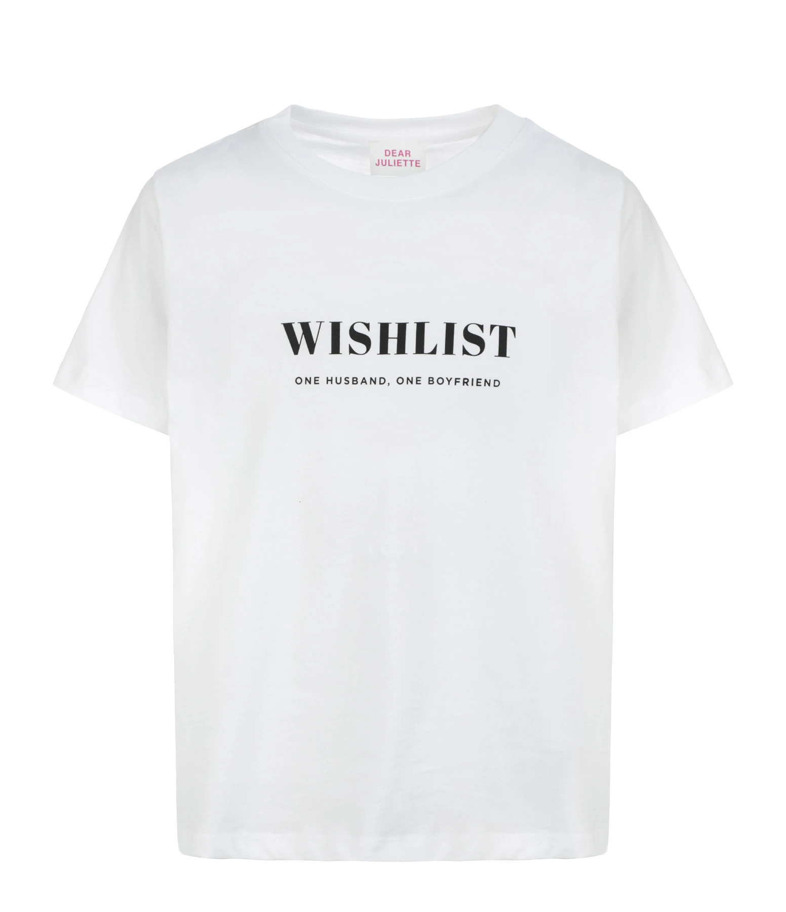 DEAR JULIETTE Tee-shirt Wishlist Coton Biologique Blanc 3 DEAR JULIETTE Tee-shirt Wishlist Coton Biologique Blanc