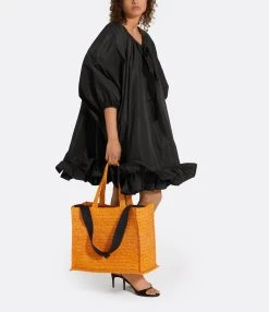 PATOU Robe Froufrou Noir -ANINE BING Boutique dr1080011999b 02 luna