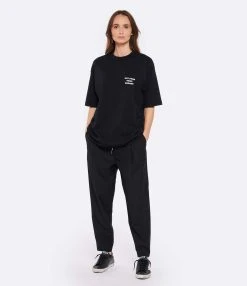 Drole De Monsieur Pantalon Homme Signature Noir -ANINE BING Boutique drole look20221220 48