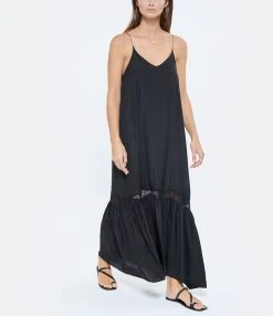 ELOAB Robe Tamar Noir -ANINE BING Boutique eloab look20220622 182