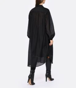ELOAB Robe Noya Coton Noir -ANINE BING Boutique eloab look20221102 32