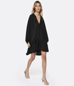 ELOAB Robe Léa Noir -ANINE BING Boutique eloab look20221214 156