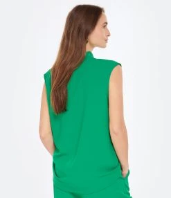 CLOSED Top Col Montant Patine Verte 10 CLOSED Top Col Montant Patine Verte -ANINE BING Boutique emptyname 286