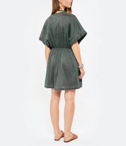 ERES Robe Charly Coton Sauge 7 ERES Robe Charly Coton Sauge -ANINE BING Boutique eres2 look20220215 199