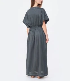 ERES Robe Tess Coton Sauge 7 ERES Robe Tess Coton Sauge -ANINE BING Boutique eres2 look20220503 48