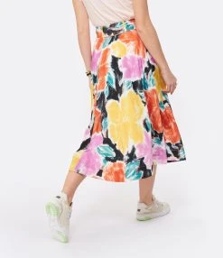 ESSENTIEL ANTWERP Jupe Midi Dominoes Multicolore -ANINE BING Boutique essen look20230126 265