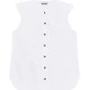 Ganni Top Coton Popeline Blanc -ANINE BING Boutique f4715 6027 151 1