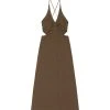 Ganni Robe Longue Coton Organique Teak 2 Ganni Robe Longue Coton Organique Teak -ANINE BING Boutique f7634 6608 3770