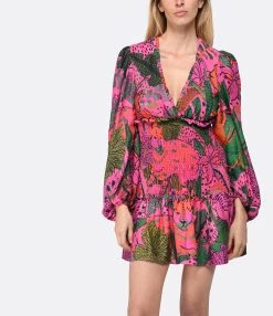 Farm Rio Mini Robe Imprimé Rose 10 Farm Rio Mini Robe Imprimé Rose -ANINE BING Boutique farm3 look20230214 484