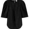 Isabel Marant Top Fergyo Chanvre Noir -ANINE BING Boutique fergyo ht0056fa a1j20i 01bk black