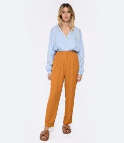 FORTE_FORTE Pantalon Georgette Ambre 9 FORTE_FORTE Pantalon Georgette Ambre -ANINE BING Boutique fof10 look20221214 601