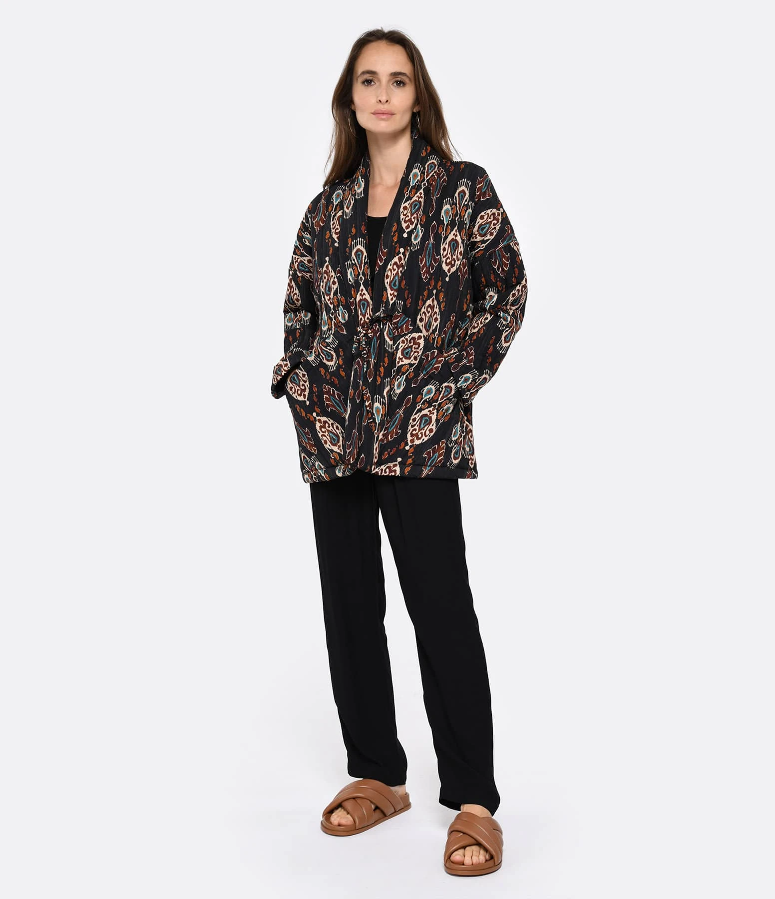 FORTE_FORTE Pantalon Georgette Noir 5 FORTE_FORTE Pantalon Georgette Noir – Image 3