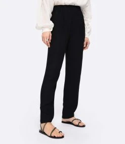 FORTE_FORTE Pantalon Georgette Noir 10 FORTE_FORTE Pantalon Georgette Noir -ANINE BING Boutique fof10 look20221215 296