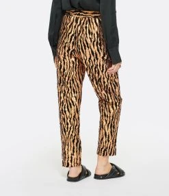 FORTE_FORTE Pantalon Lurex Imprimé Marron 11 FORTE_FORTE Pantalon Lurex Imprimé Marron -ANINE BING Boutique fof10 look20230118 57