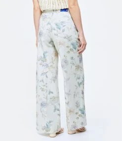 FORTE_FORTE Pantalon Denim Coton Imprimé Bleu 10 FORTE_FORTE Pantalon Denim Coton Imprimé Bleu -ANINE BING Boutique fof10 look20230131 22