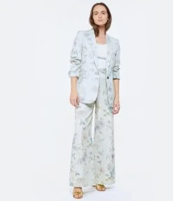 FORTE_FORTE Pantalon Denim Coton Imprimé Bleu 11 FORTE_FORTE Pantalon Denim Coton Imprimé Bleu -ANINE BING Boutique fof10 look20230131 29