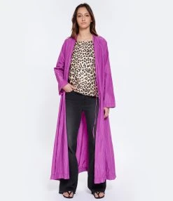 FORTE_FORTE Robe Longue Coton Violet 9 FORTE_FORTE Robe Longue Coton Violet -ANINE BING Boutique fof10 look20230203 31