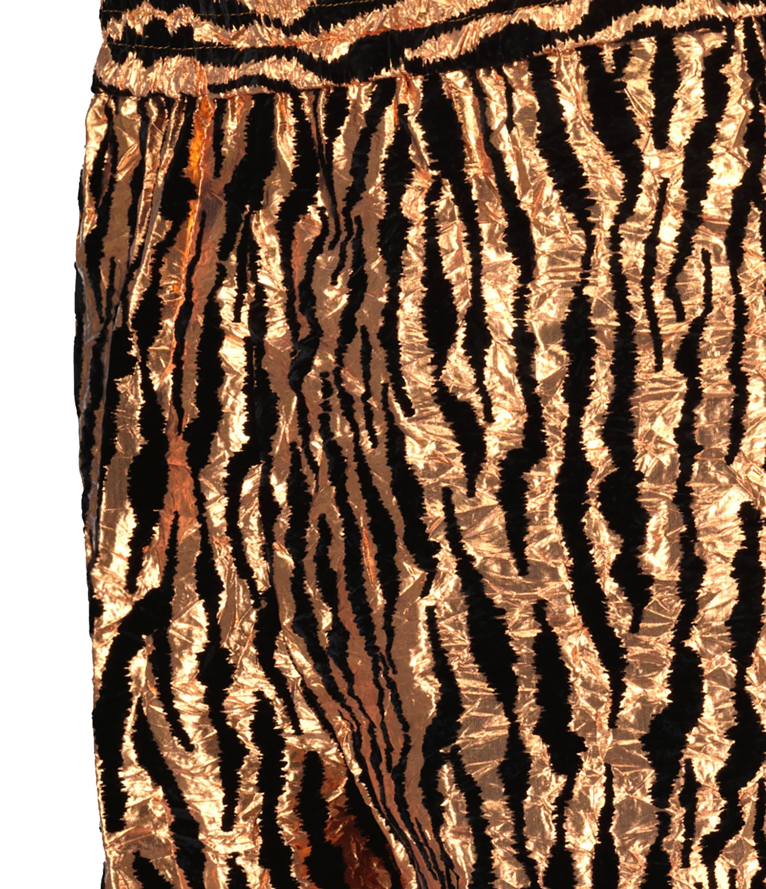 FORTE_FORTE Pantalon Lurex Imprimé Marron 4 FORTE_FORTE Pantalon Lurex Imprimé Marron – Image 2