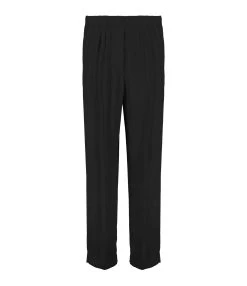 FORTE_FORTE Pantalon Georgette Noir