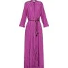 FORTE_FORTE Robe Longue Coton Violet -ANINE BING Boutique forte forte f43a.ab08852051 01