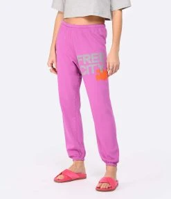 FREECITY Jogging Free City Coton Pink Juice -ANINE BING Boutique freec look20221206 413