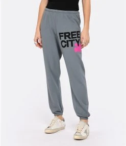 FREECITY Jogging Free City Coton Grey Art -ANINE BING Boutique freec look20221206 504