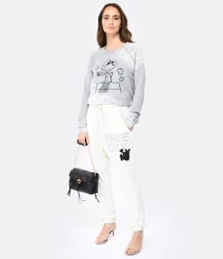 FREECITY Jogging Superfluff Poches Creamy Yum 10 FREECITY Jogging Superfluff Poches Creamy Yum -ANINE BING Boutique freec look20221227 81