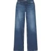 AMI Paris Jean Boyfriend Coton Denim Bleu Usé -ANINE BING Boutique ftr403.601480 v6 1