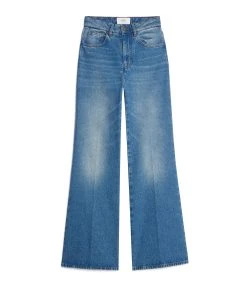 AMI Paris Jean Coton Bleu Usé