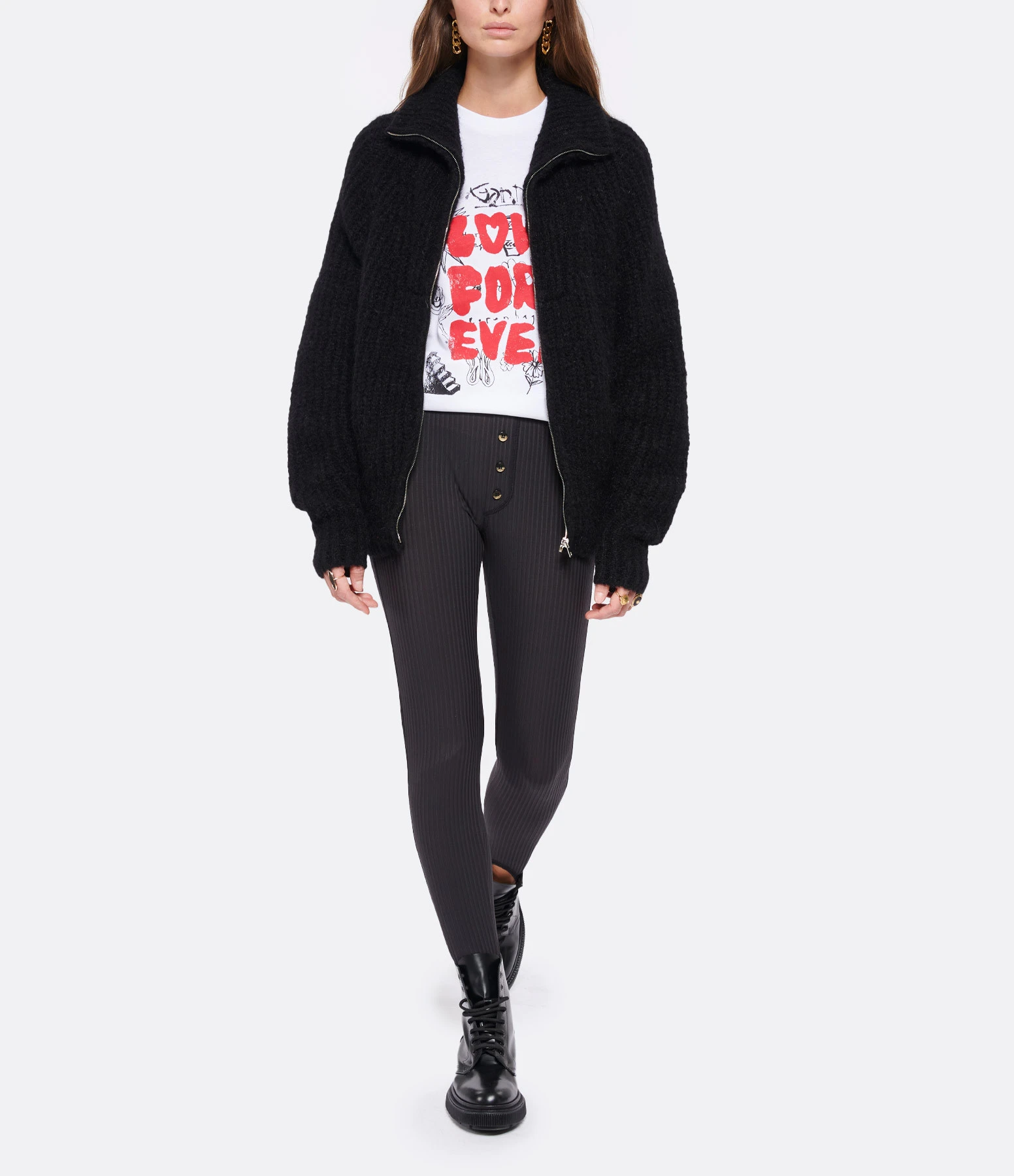 Ganni Legging Noir Phantom 4 Ganni Legging Noir Phantom – Image 2