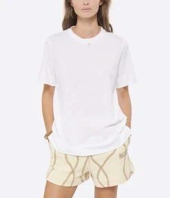 Ganni Tee-shirt Software Jersey Blanc -ANINE BING Boutique ganni look20220615 127