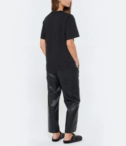 Ganni Tee-shirt Software Jersey Noir 11 Ganni Tee-shirt Software Jersey Noir -ANINE BING Boutique ganni look20220615 312