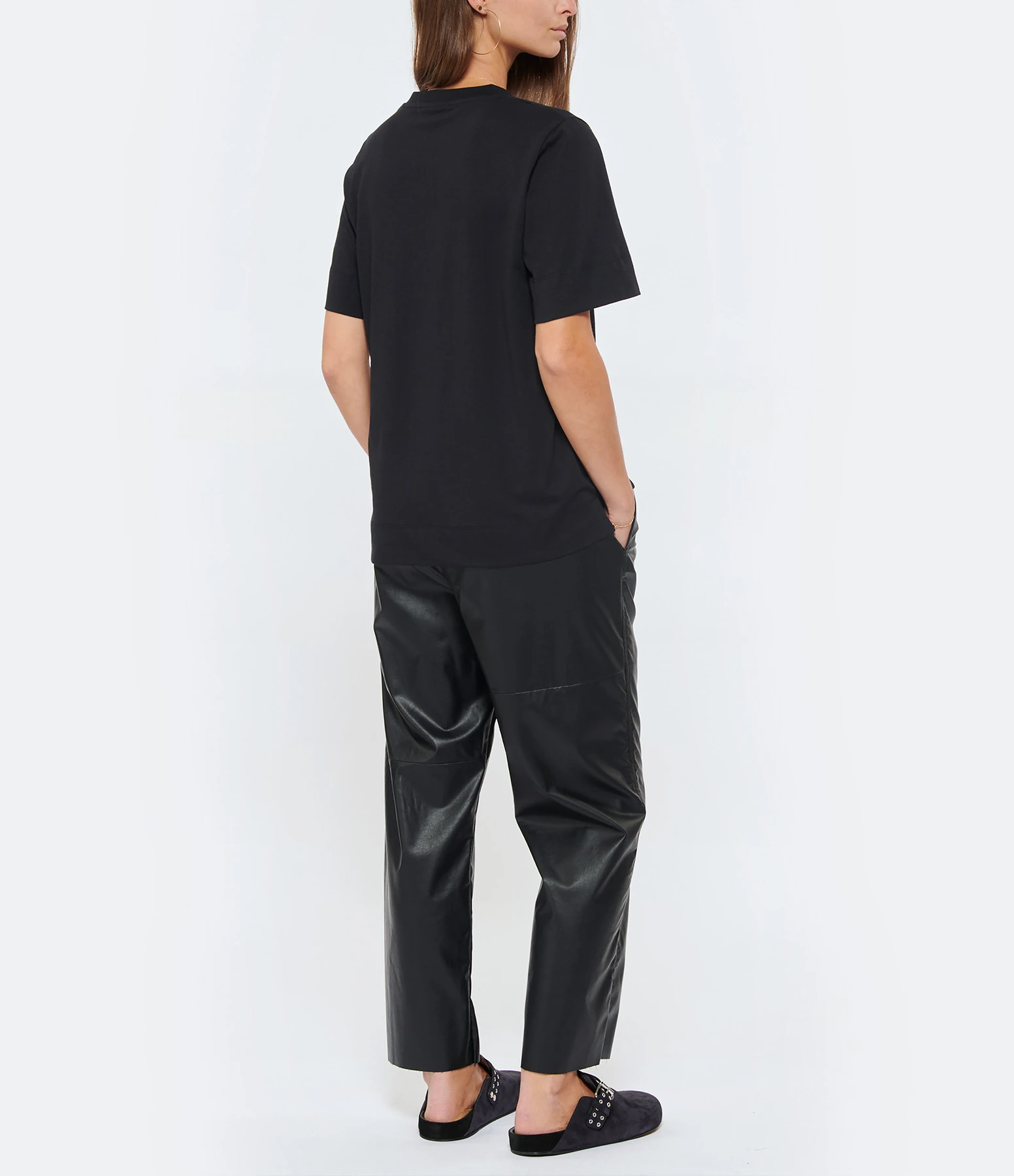 Ganni Tee-shirt Software Jersey Noir 7 Ganni Tee-shirt Software Jersey Noir – Image 5