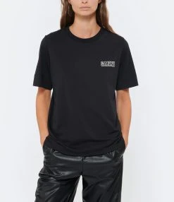 Ganni Tee-shirt Software Jersey Noir 9 Ganni Tee-shirt Software Jersey Noir -ANINE BING Boutique ganni look20220615 315