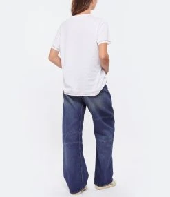 Ganni Tee-shirt Smiley Coton Organique Bright White 11 Ganni Tee-shirt Smiley Coton Organique Bright White -ANINE BING Boutique ganni look20220913 154