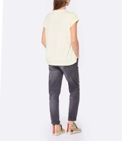 Ganni Tee-shirt Smiley Coton Jaune 9 Ganni Tee-shirt Smiley Coton Jaune -ANINE BING Boutique ganni look20221007 165