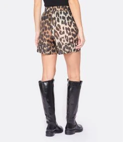 Ganni Short Sheer Voile Léopard -ANINE BING Boutique ganni look20221007 230