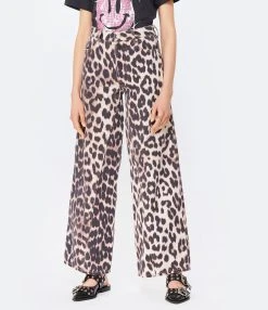 Ganni Jean Coton Organique Léopard 10 Ganni Jean Coton Organique Léopard -ANINE BING Boutique ganni look20221205 218