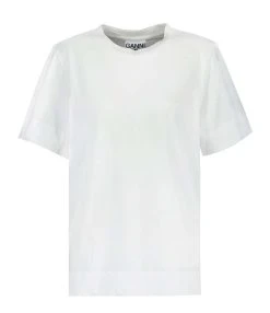 Ganni Tee-shirt Software Jersey Blanc