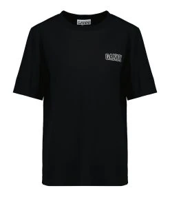 Ganni Tee-shirt Software Jersey Noir