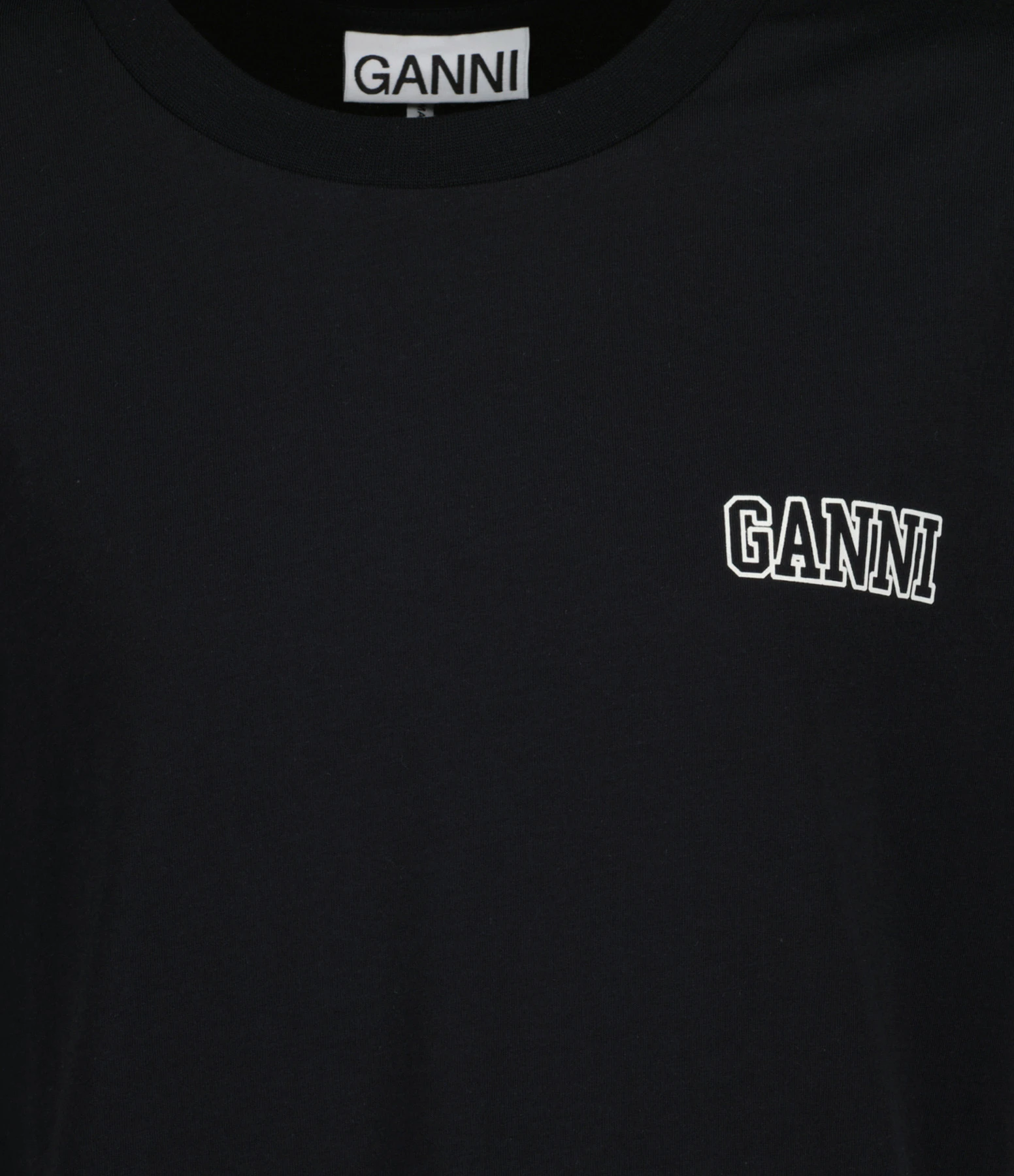 Ganni Tee-shirt Software Jersey Noir 4 Ganni Tee-shirt Software Jersey Noir – Image 2