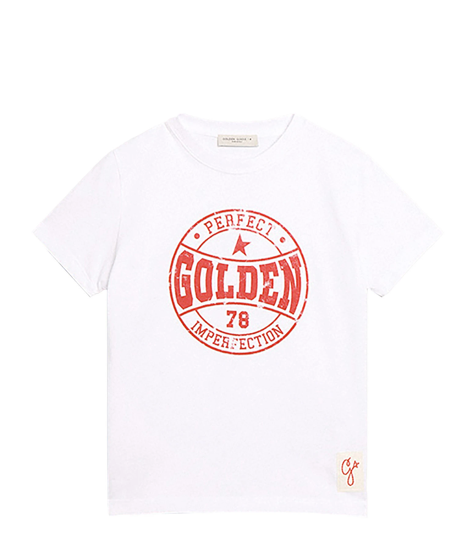 Golden Goose Tee-shirt Golden Enfant Coton Blanc 3 Golden Goose Tee-shirt Golden Enfant Coton Blanc
