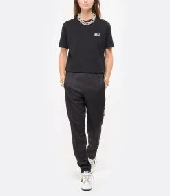 Golden Goose Tee-shirt Big Star Coton Noir Blanc 13 Golden Goose Tee-shirt Big Star Coton Noir Blanc -ANINE BING Boutique golde look20210621 9