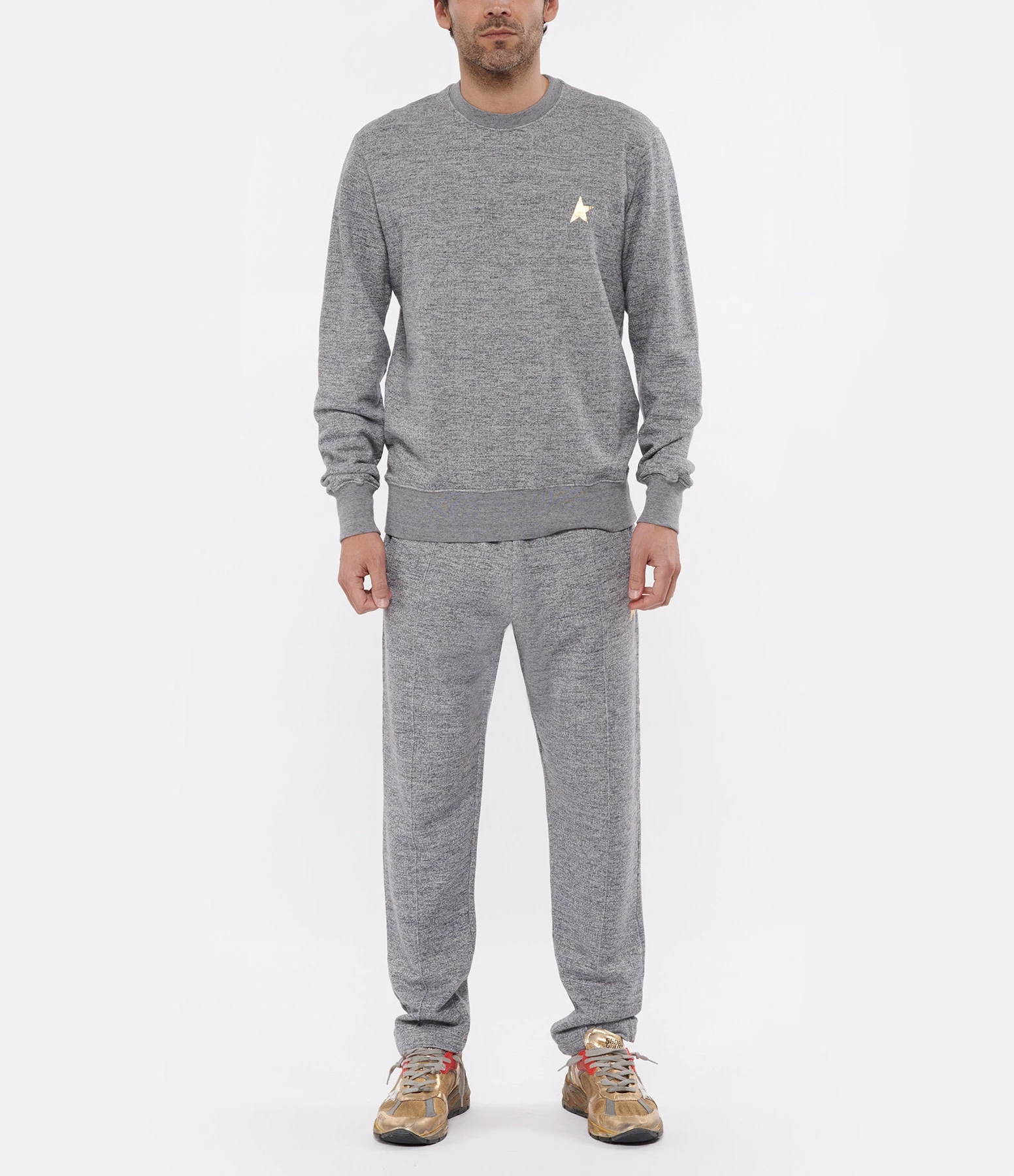 Golden Goose Jogging Homme Doro Étoile Coton Gris 8 Golden Goose Jogging Homme Doro Étoile Coton Gris – Image 6