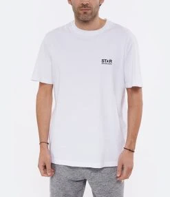 Golden Goose Tee-shirt Homme Star Coton Blanc Noir 9 Golden Goose Tee-shirt Homme Star Coton Blanc Noir -ANINE BING Boutique golde look20220425 813 1